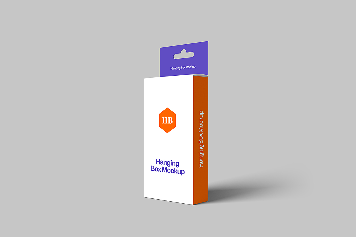 挂耳盒包装盒样机mockup5组插图1