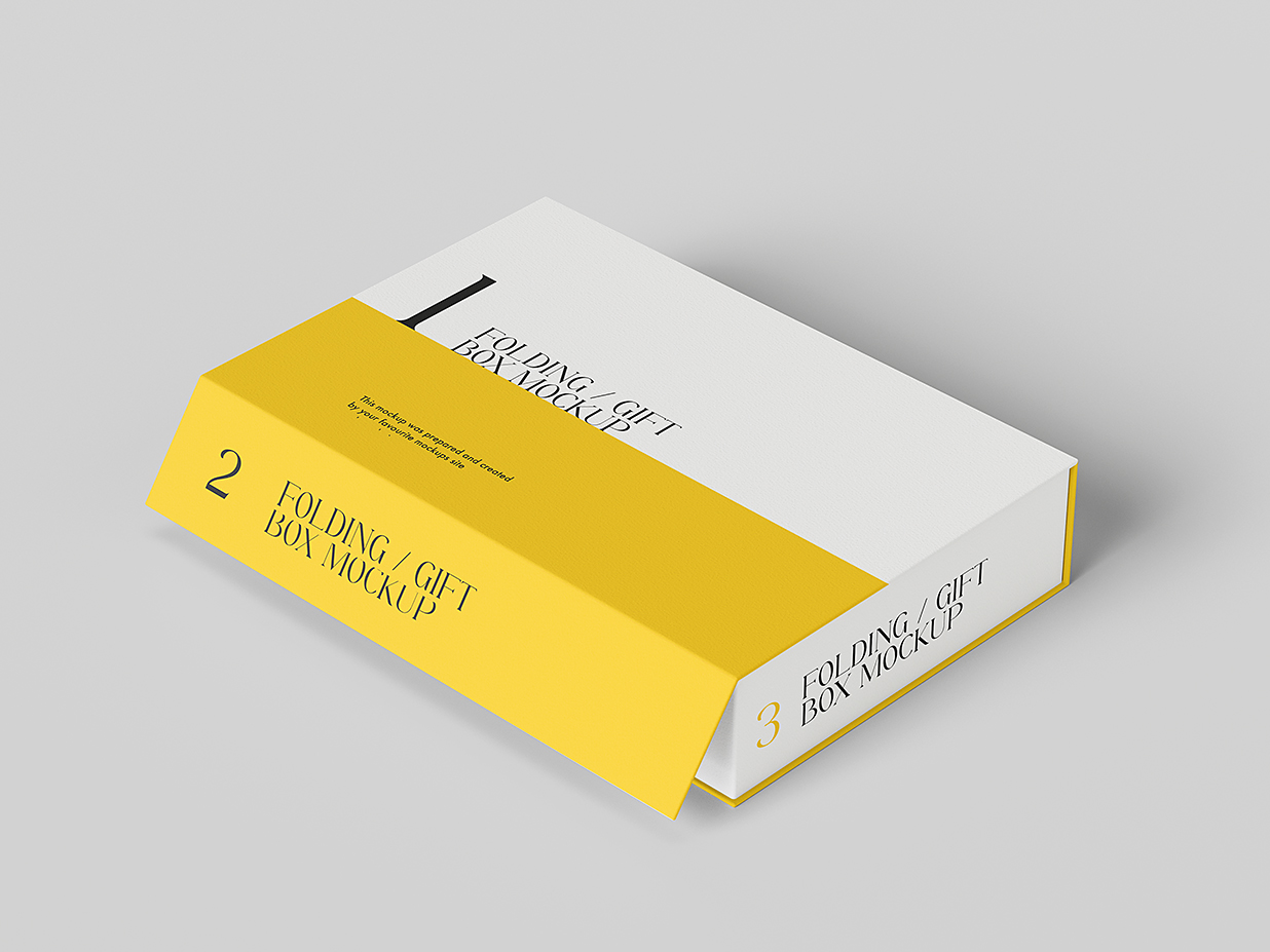 精美的包装盒礼品盒纸盒样机mockup6组插图1