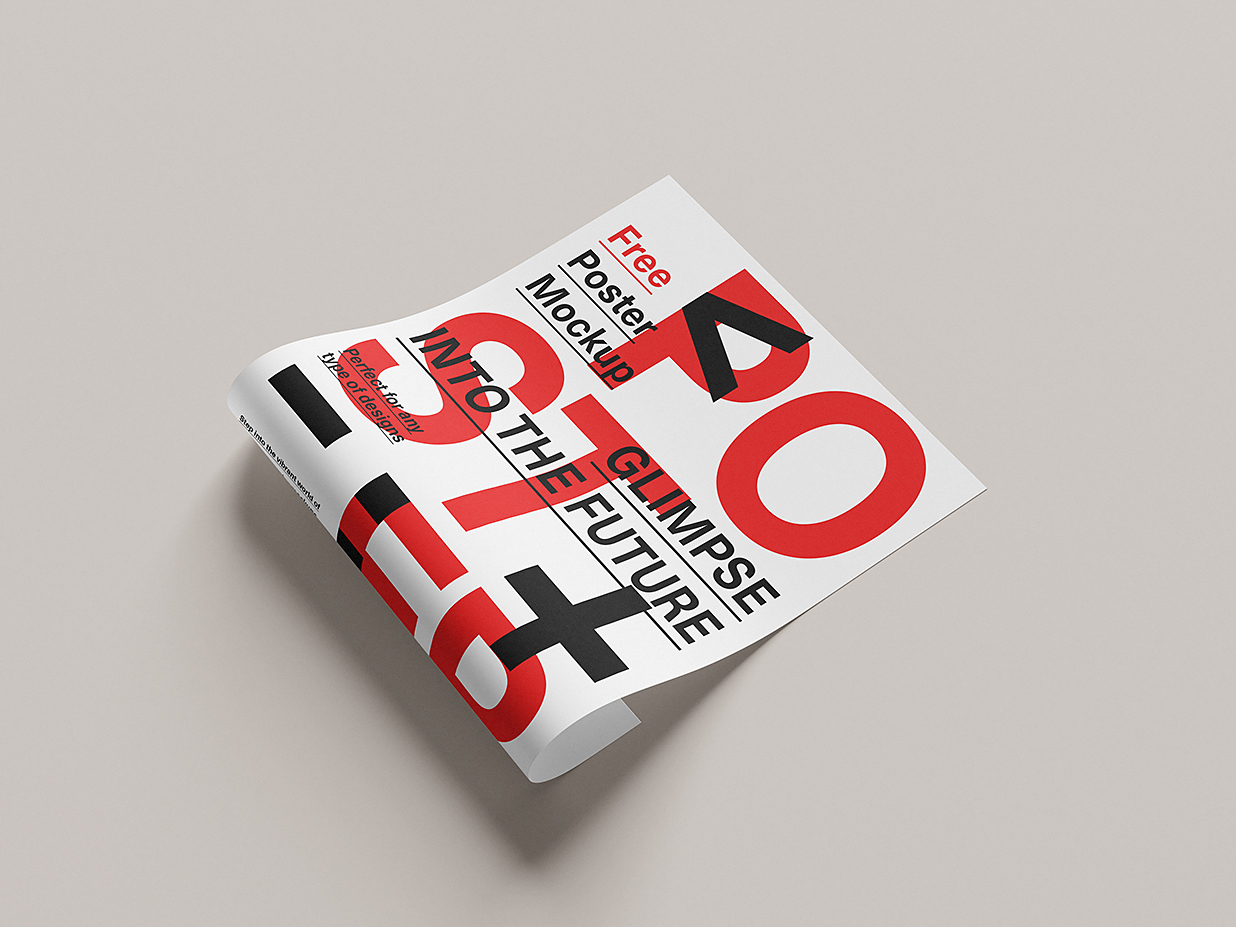 精致的海报样机mockup6组插图1