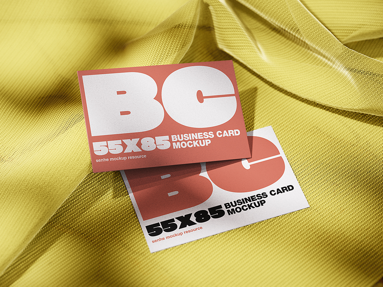 带场景的名片样机mockup3组插图1