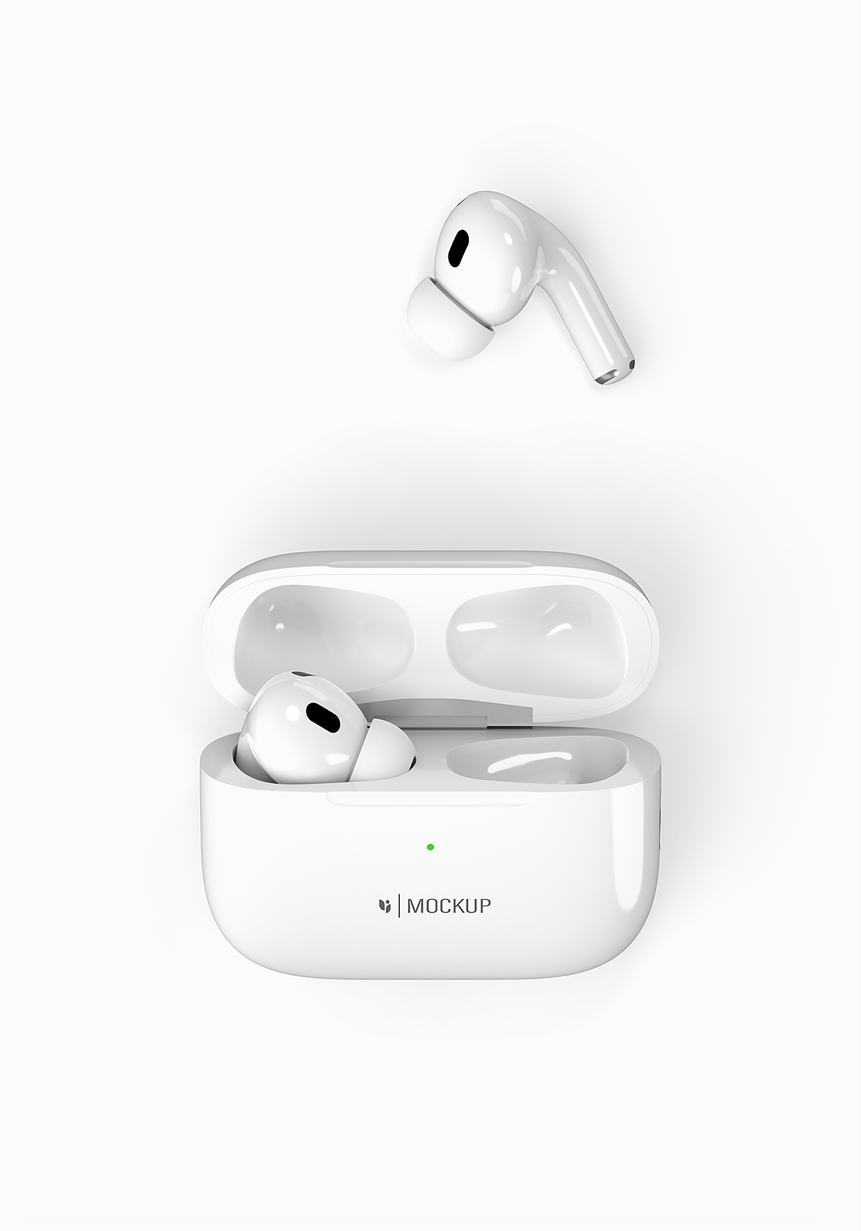 精致的AirPods Pro苹果耳机样机mockup10组插图1