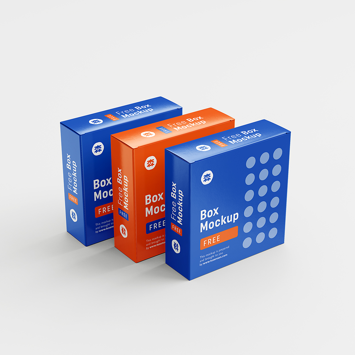 高质感纸盒包装盒样机mockup6组插图1