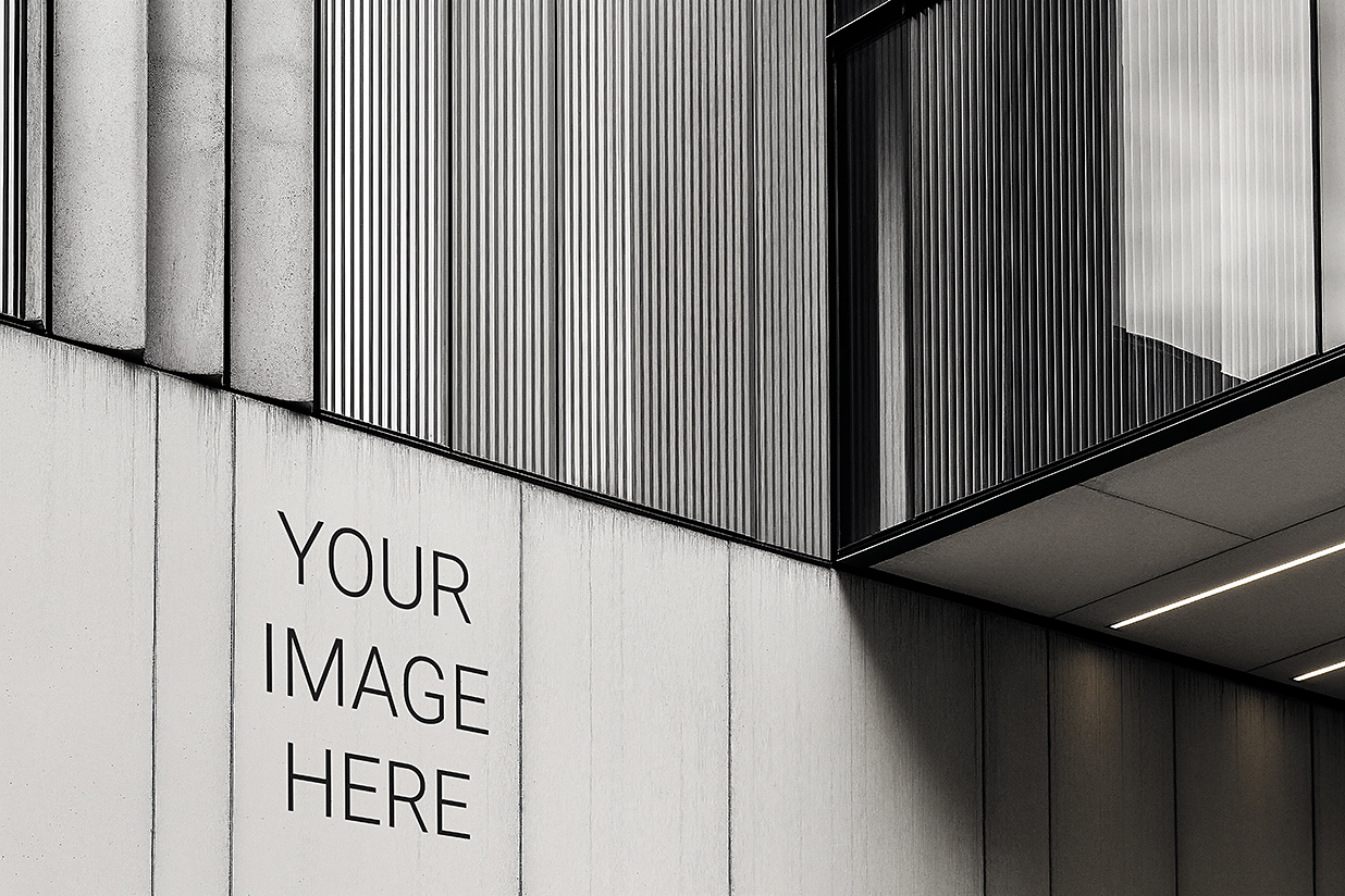 极简室内建筑空间墙面样机mockup6组插图2