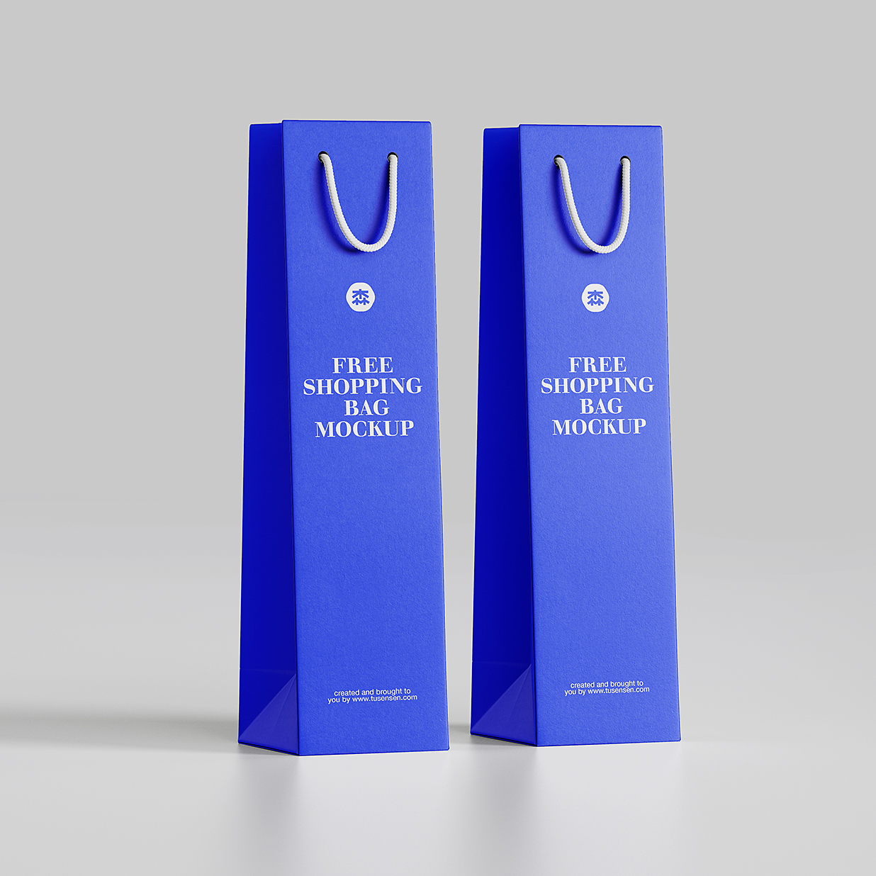 优雅的酒袋礼品袋手提袋纸袋样机mockup4组插图2