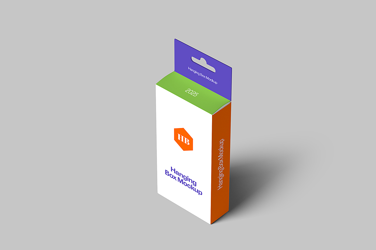 挂耳盒包装盒样机mockup5组插图2