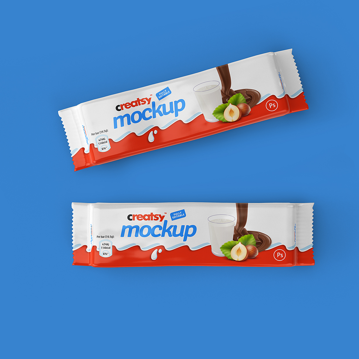 高质感小袋零食包装样机mockup3组插图2