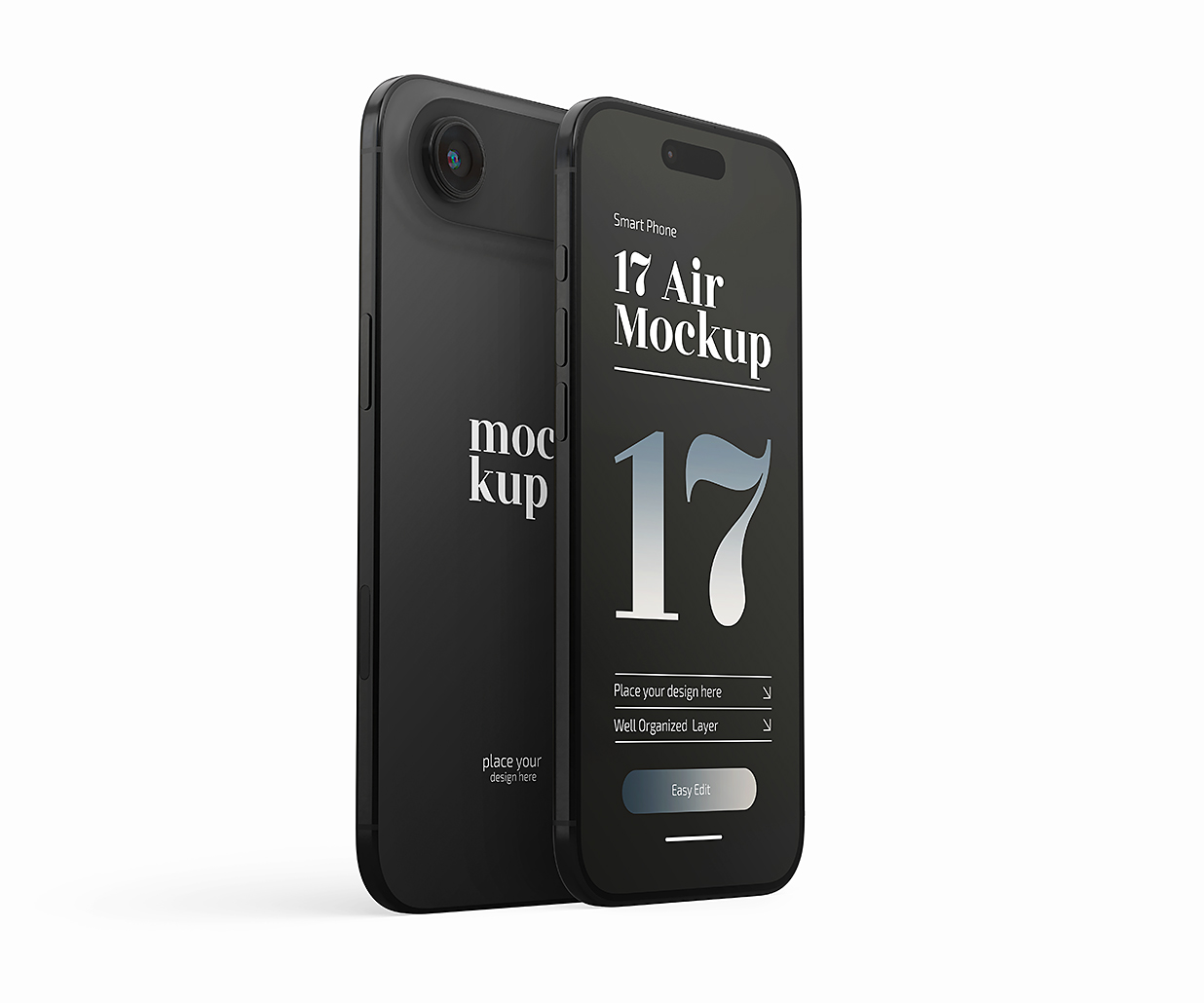 iPhone 17 Air苹果手机样机mockup4组插图2