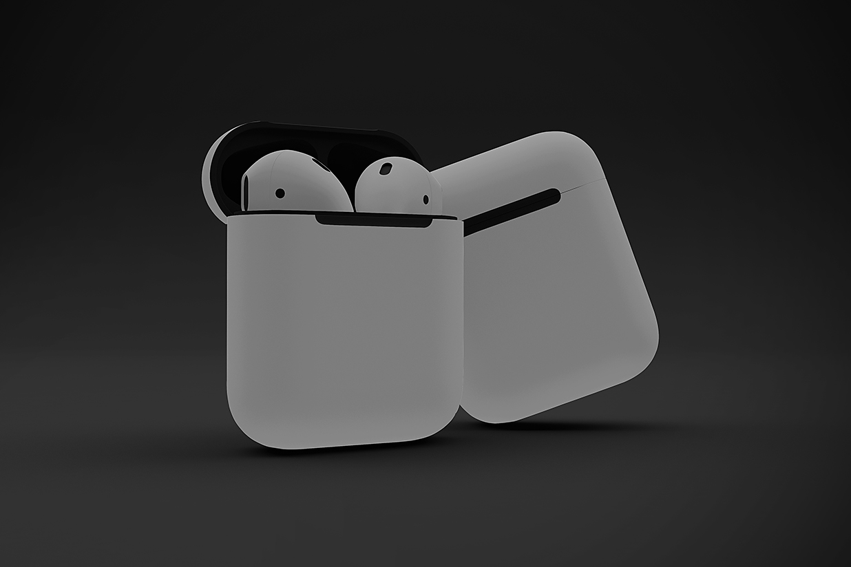 AirPods苹果耳机样机mockup5组插图2