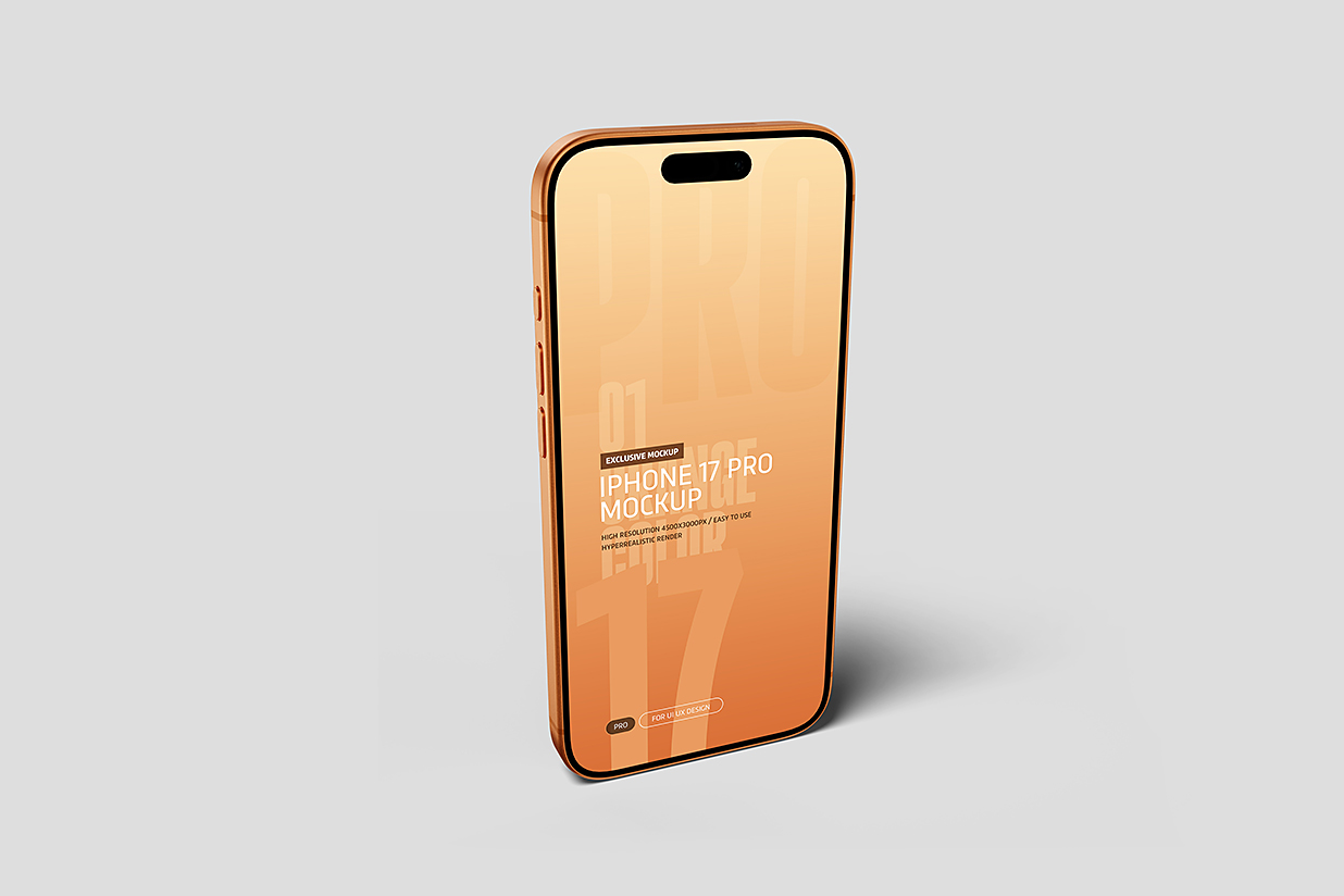 高质感iPhone 17 Pro苹果手机样机mockup10组插图2