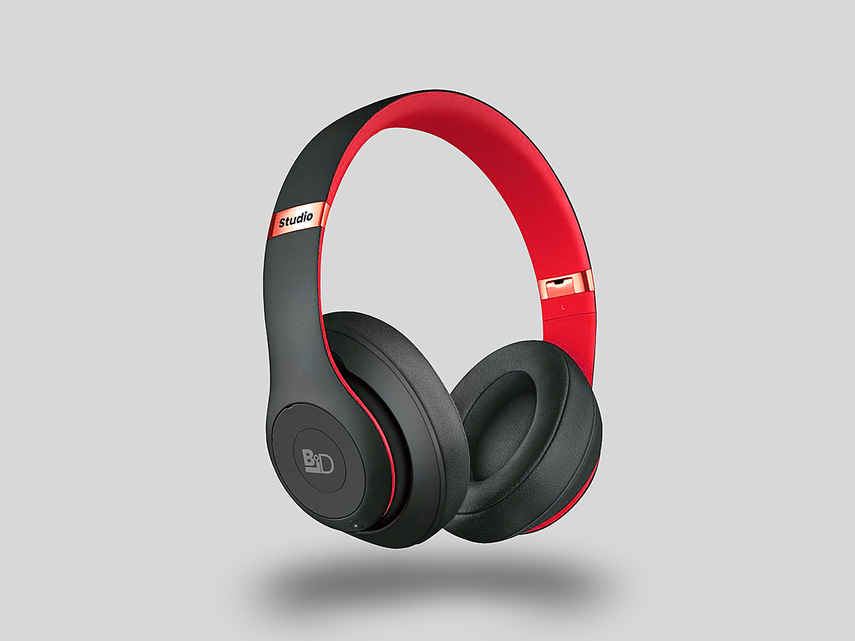 头戴式耳机样机mockup2组插图2