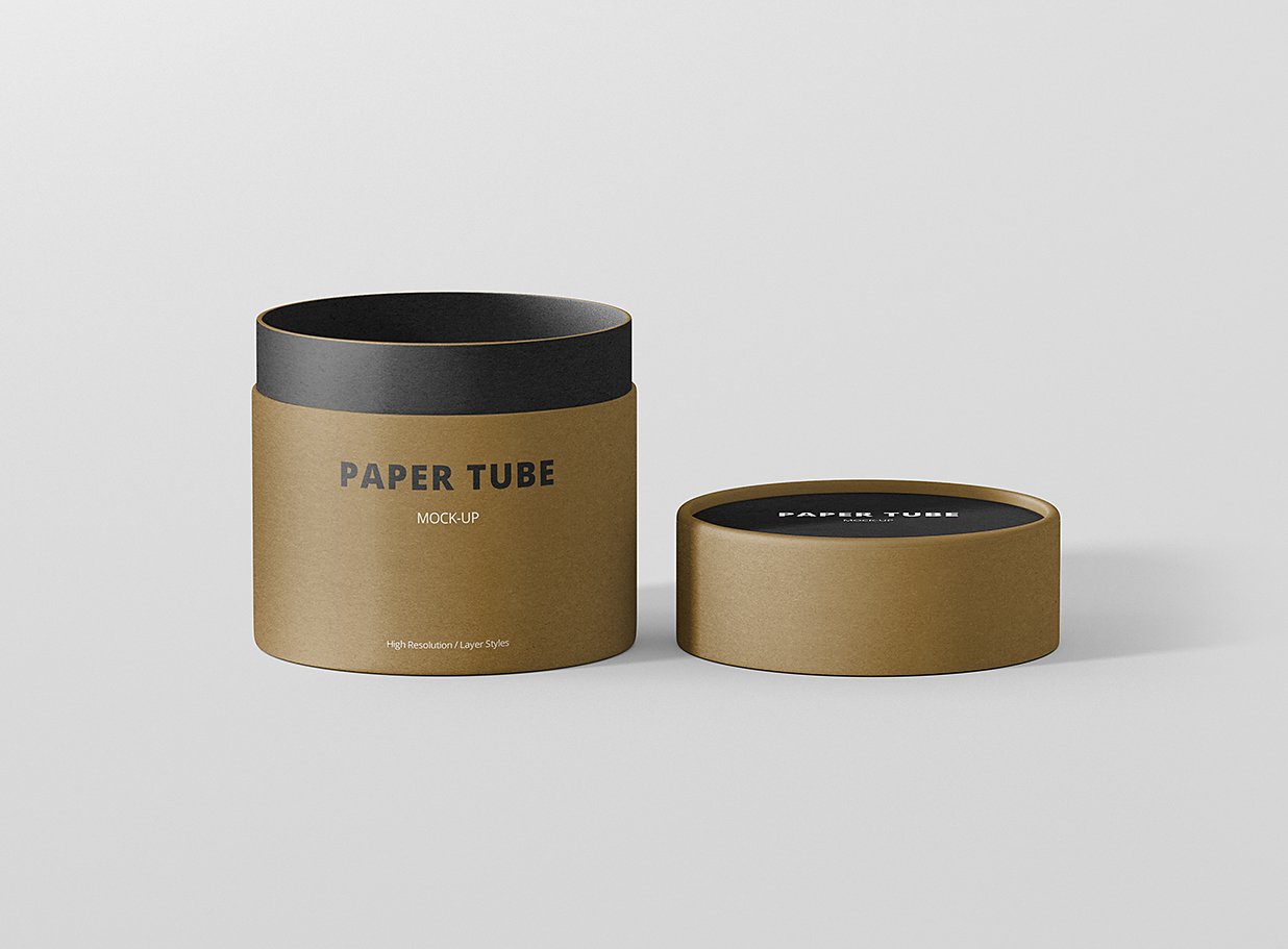 小纸筒杯包装样机mockup7组插图2