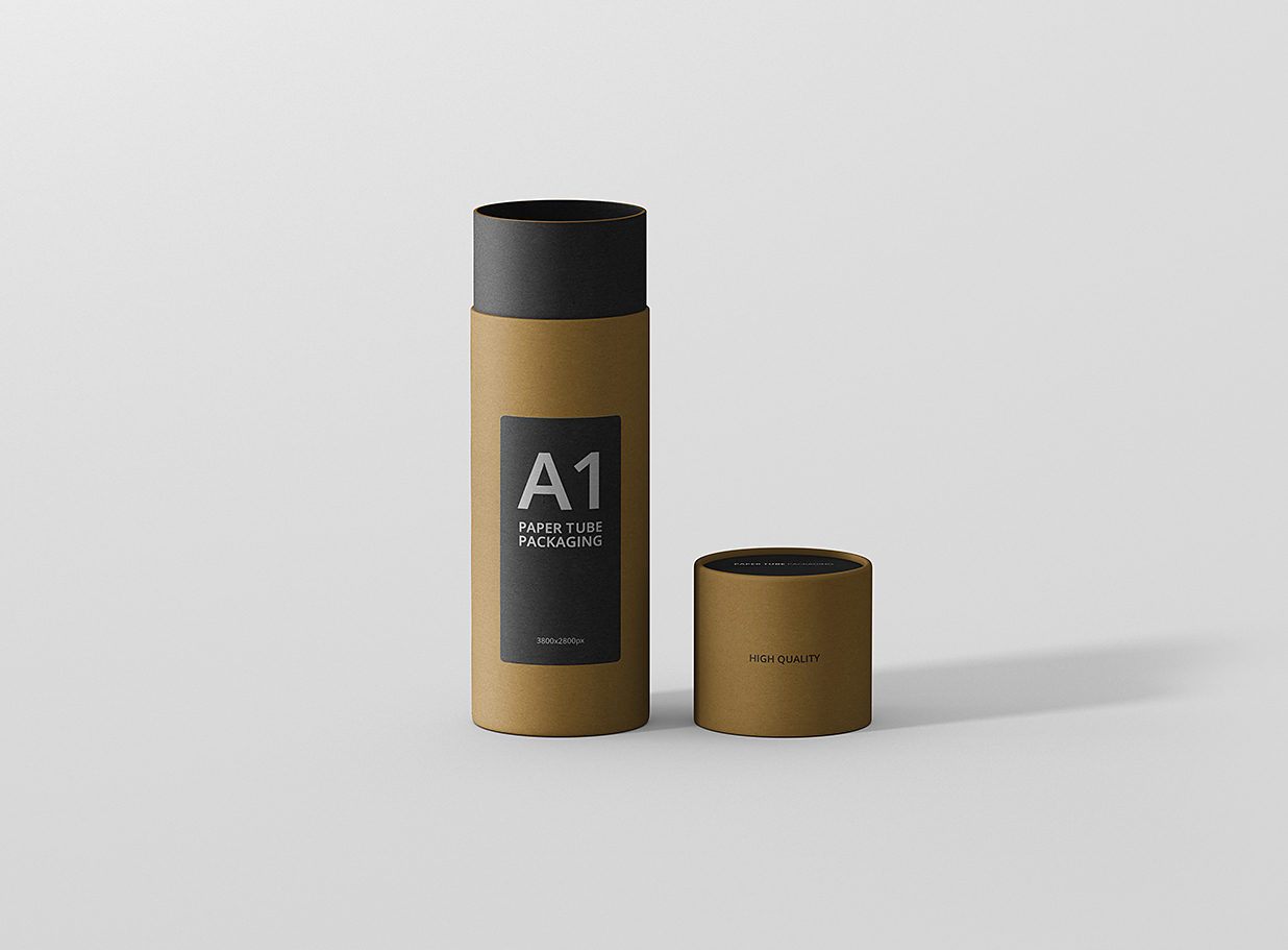 纸筒杯包装设计样机mockup7组插图2