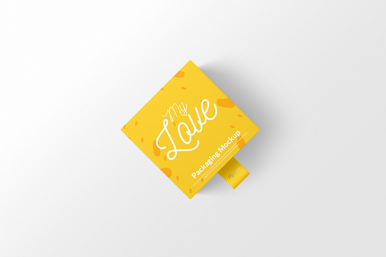 高质感抽拉盒包装盒礼品盒纸盒样机mockup6组插图3