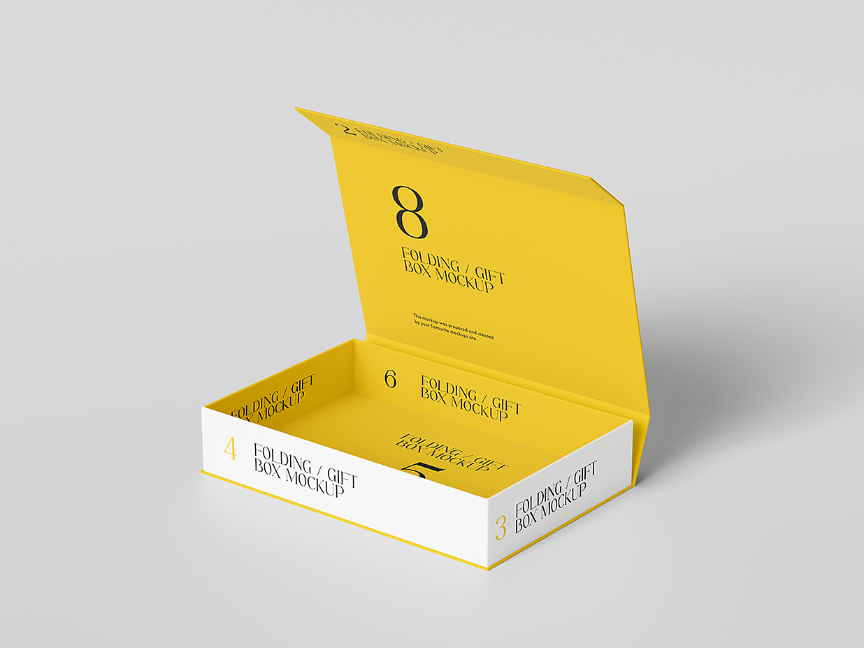 精美的包装盒礼品盒纸盒样机mockup6组插图3