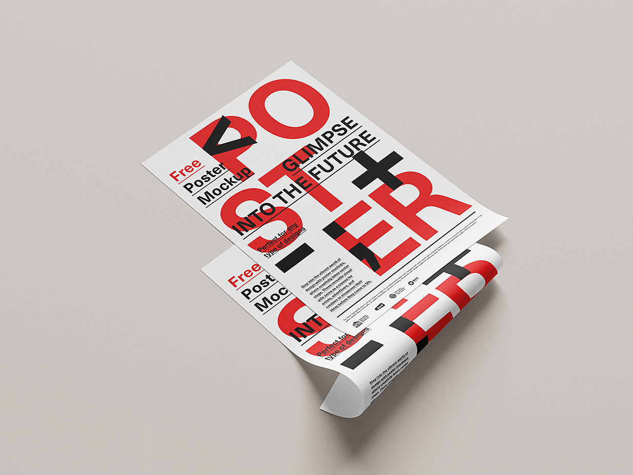 精致的海报样机mockup6组插图3