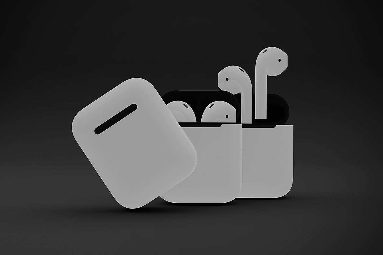 AirPods苹果耳机样机mockup5组插图3