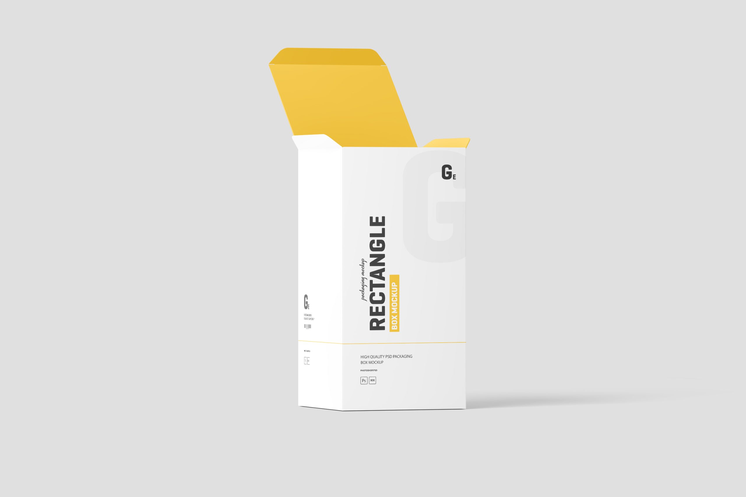 高质感长方形纸盒包装盒样机mockup8组插图3