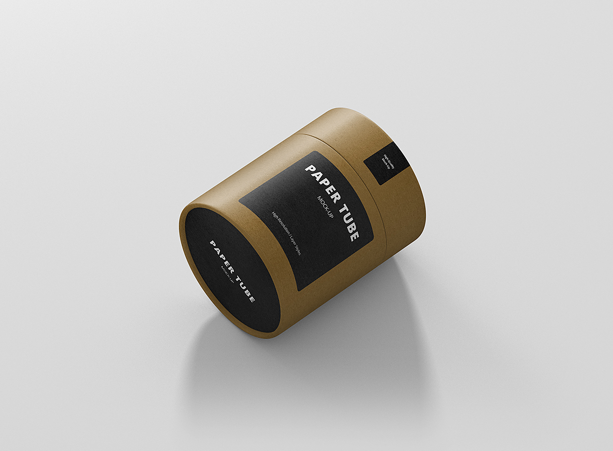 咖啡豆纸筒杯包装样机mockup7组插图3