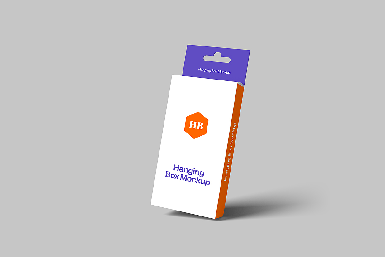 挂耳盒包装盒样机mockup5组插图3