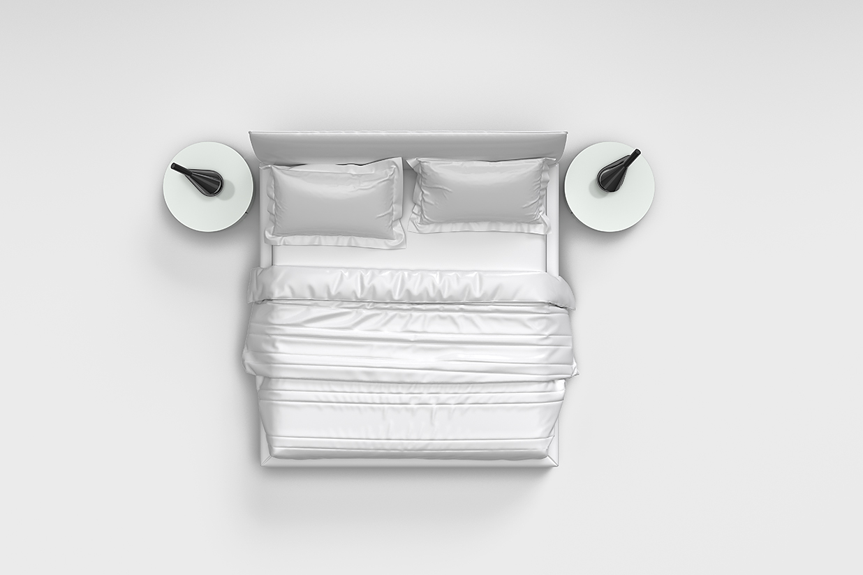 床品四件套床单枕套被子样机mockup6组插图4