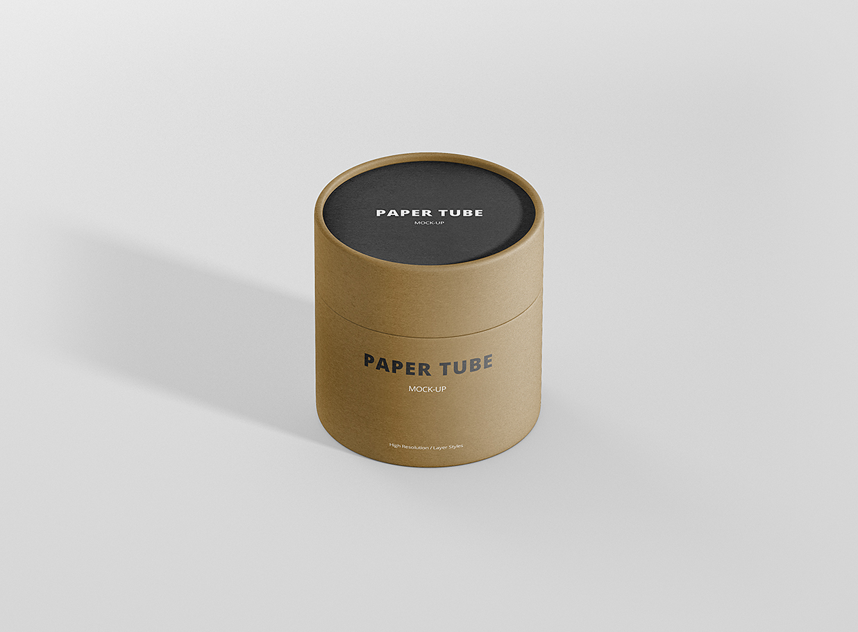 小纸筒杯包装样机mockup7组插图4