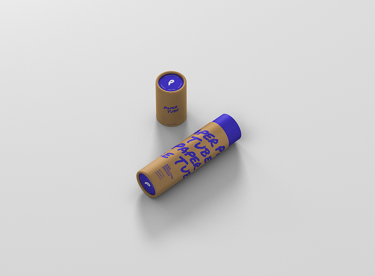 高质感小纸筒杯包装样机mockup8组插图4