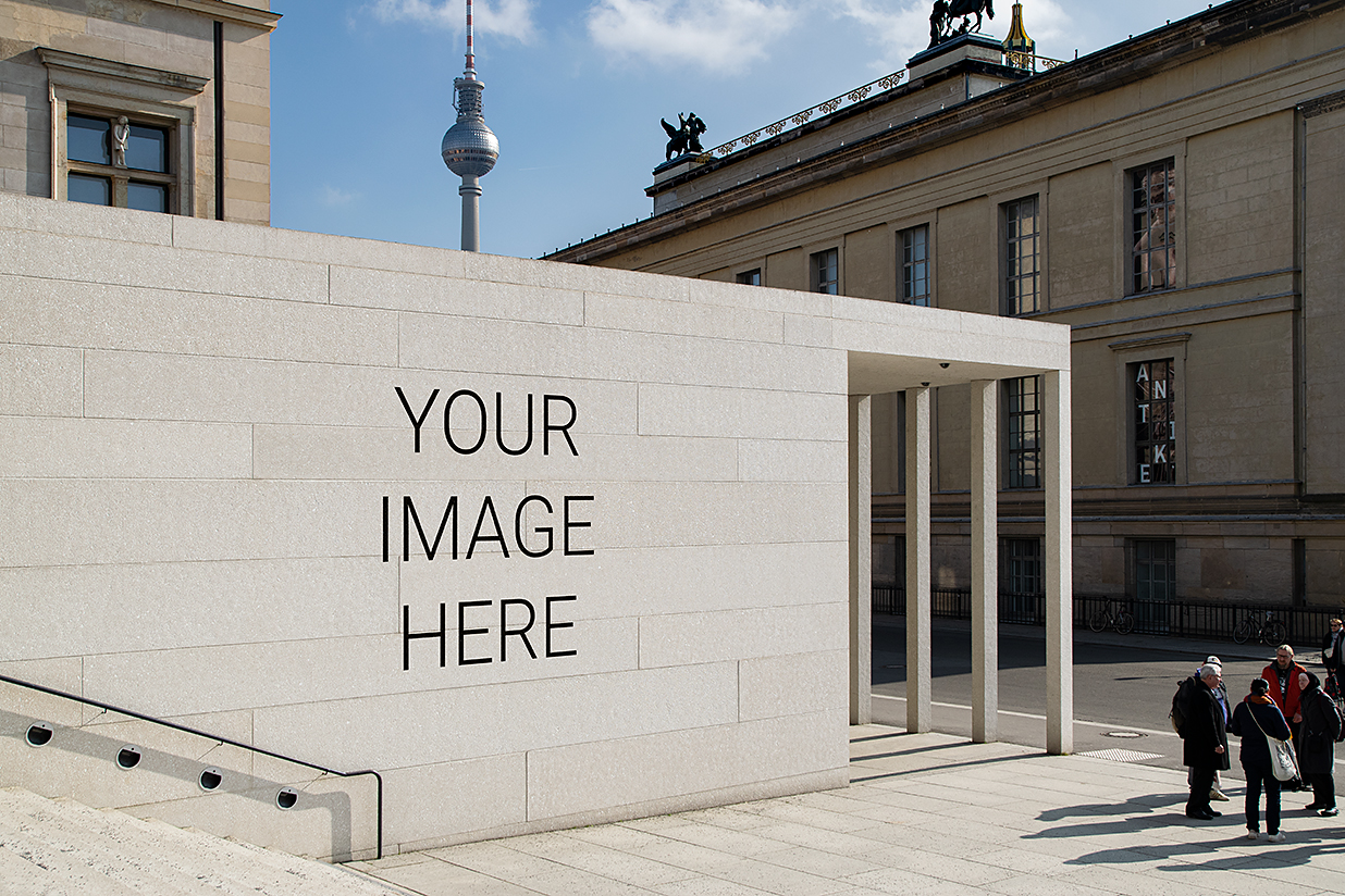 极简室内建筑空间墙面样机mockup6组插图4