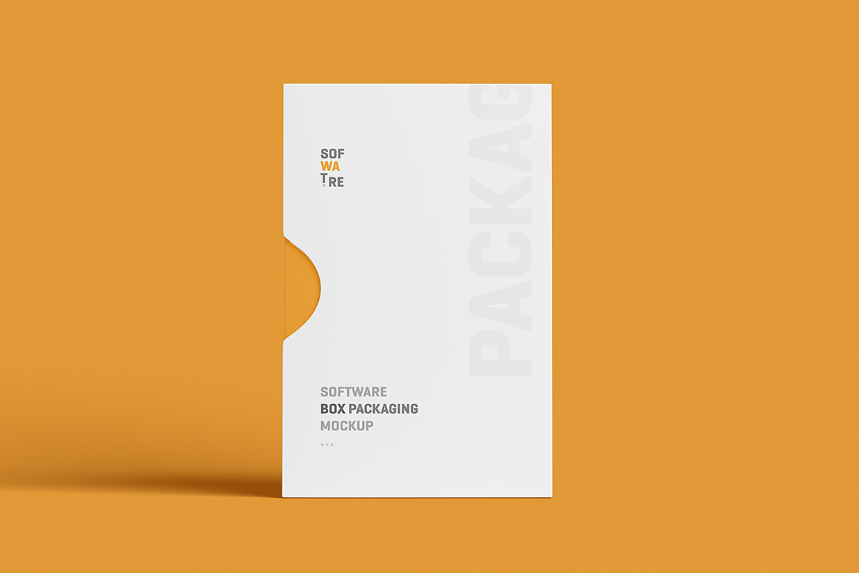 软件包装盒抽拉盒纸盒样机mockup7组插图4