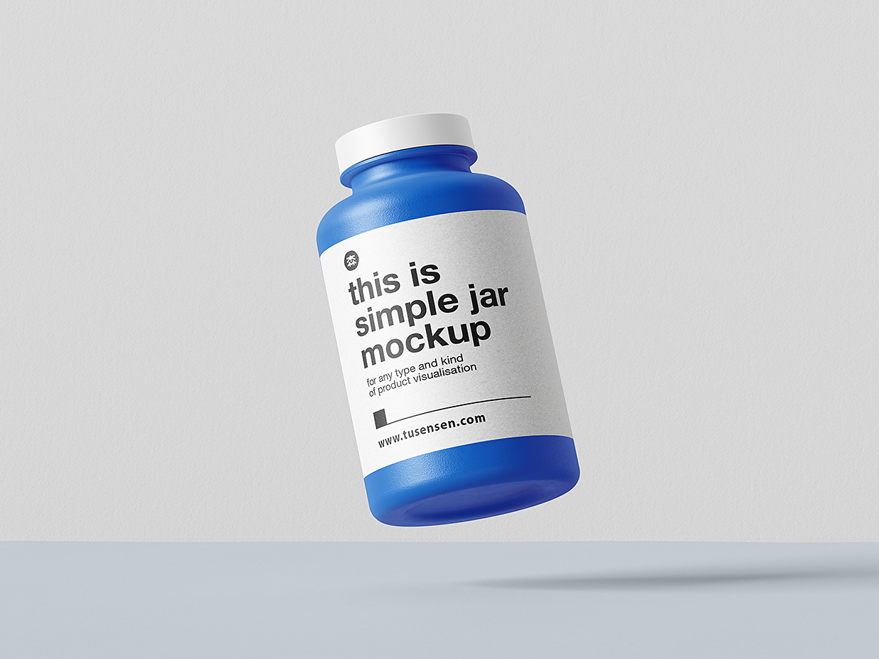 塑料瓶药瓶保健品瓶包装样机mockup5组插图4