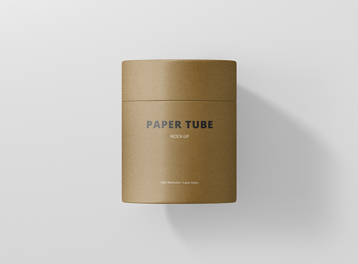 咖啡豆纸筒杯包装样机mockup7组插图5