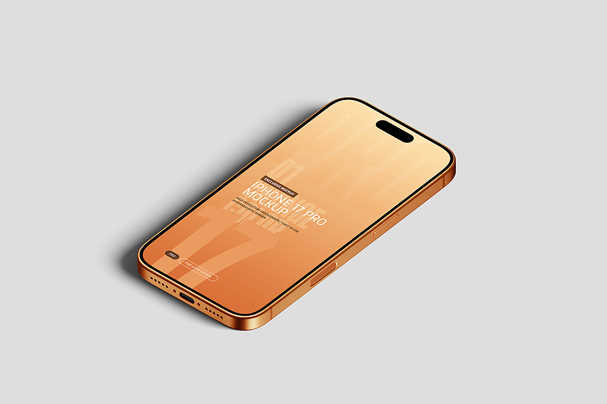 高质感iPhone 17 Pro苹果手机样机mockup10组插图5