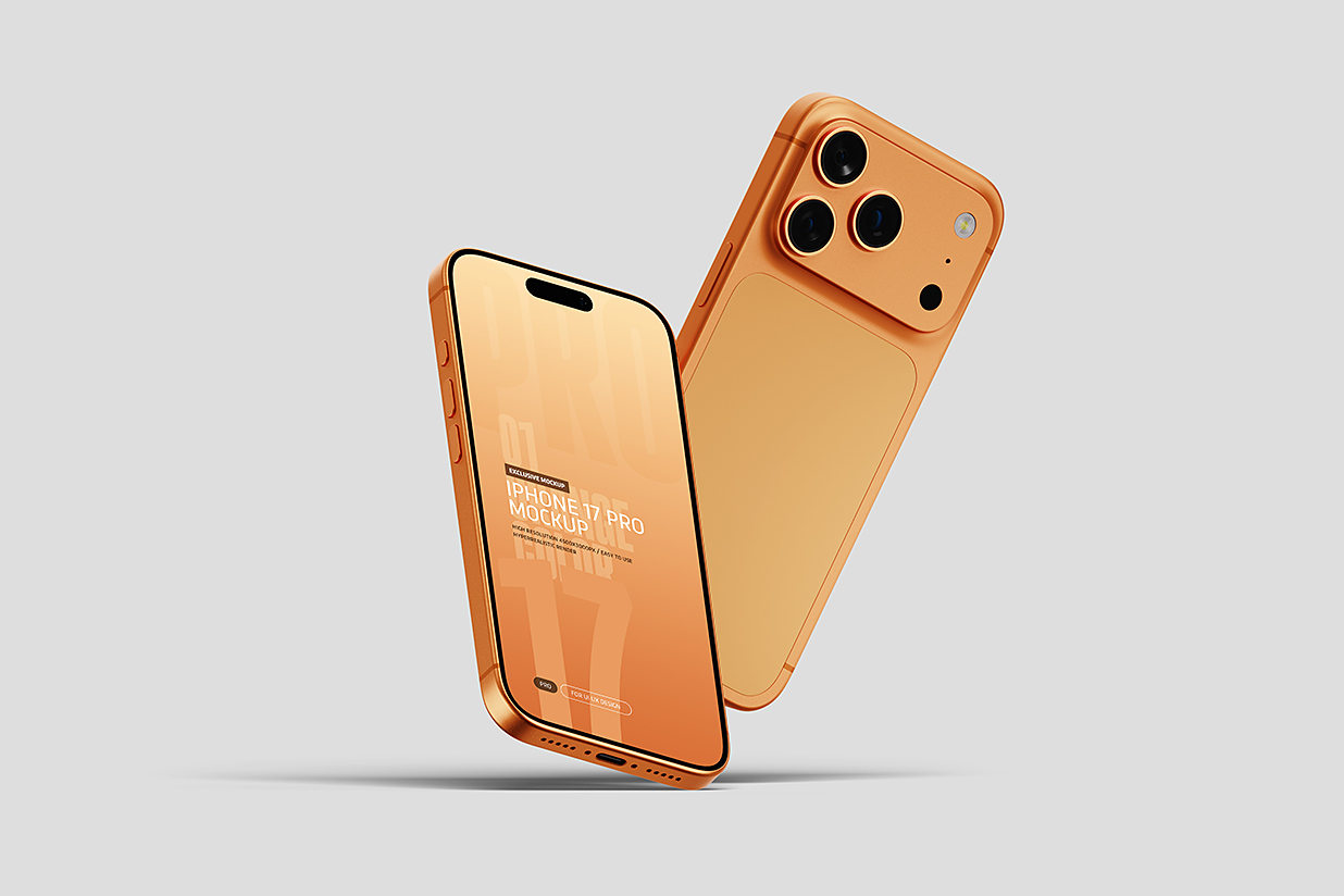 高质感iPhone 17 Pro苹果手机样机mockup10组插图6