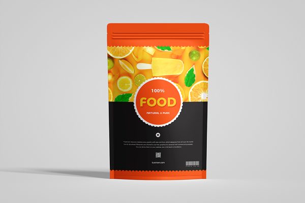 自立袋自封袋食品包装袋样机mockup