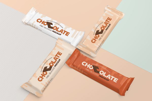 小袋零食包装样机mockup