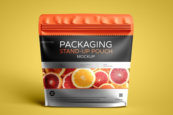 自立袋自封袋食品袋样机mockup