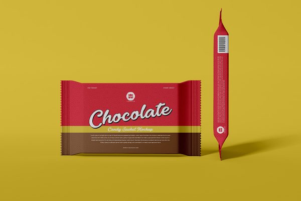 小袋零食包装袋样机mockup