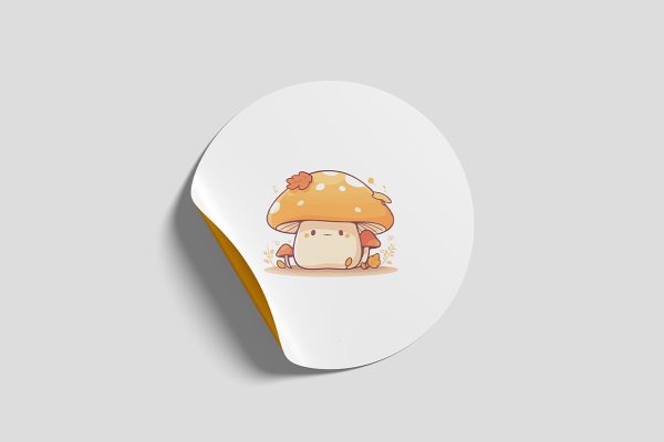 圆形可撕贴纸样机mockup3组