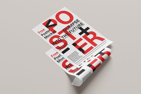 精致的海报样机mockup6组