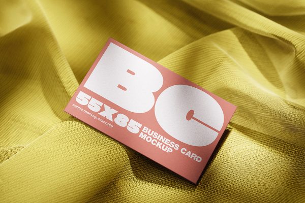 带场景的名片样机mockup3组