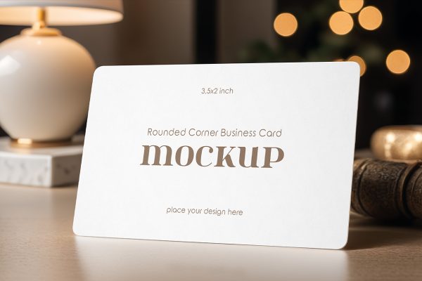 前台名片样机mockup