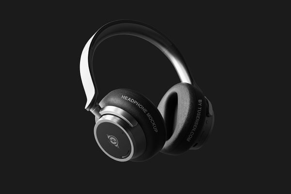 高质感头戴式耳机样机mockup5组