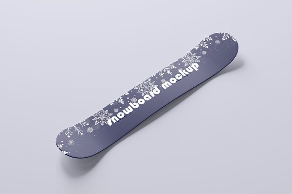 高质感滑雪板样机mockup10组