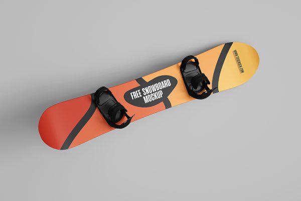 滑板滑雪板样机mockup