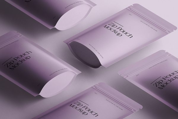 自立袋自封袋茶叶袋样机mockup