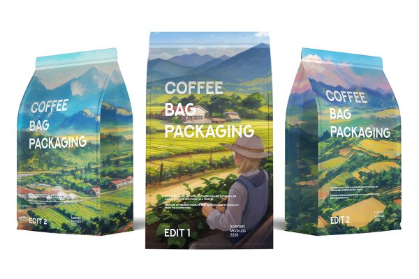 自立袋自封袋咖啡袋样机mockup