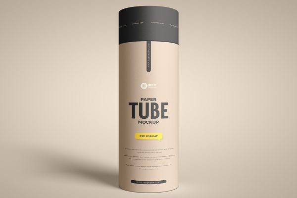 长纸筒包装样机mockup
