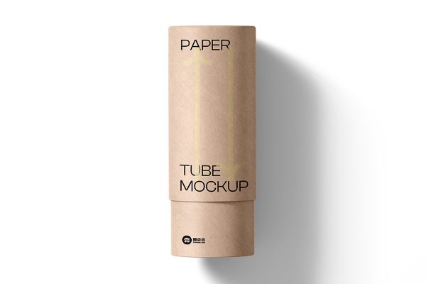 纸筒包装样机mockup