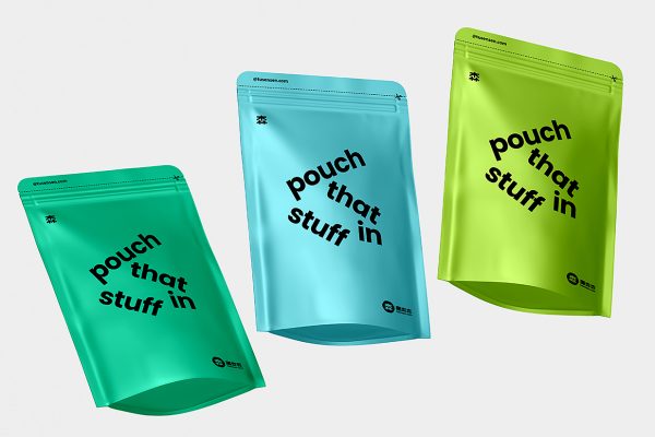 自立袋自封袋食品包装袋样机mockup