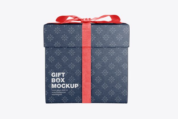 天地盖礼品盒礼物盒礼盒纸盒包装样机mockup3组