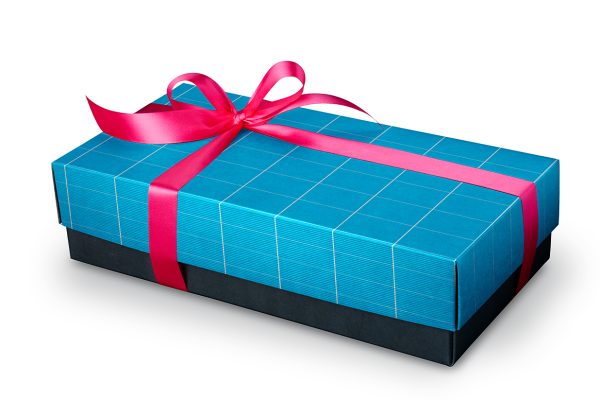 节日礼品盒礼物盒礼盒包装样机mockup